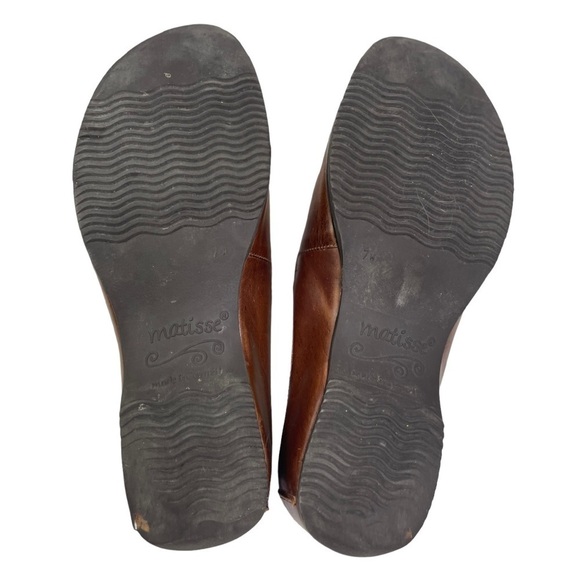 Matisse Women’s Brown Leather Mules - Picture 6 of 8